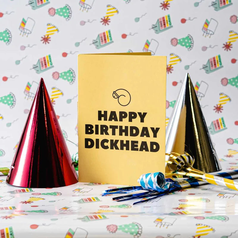 Endless "Happy Birthday Dickhead" Card With Glitter (NSFW)