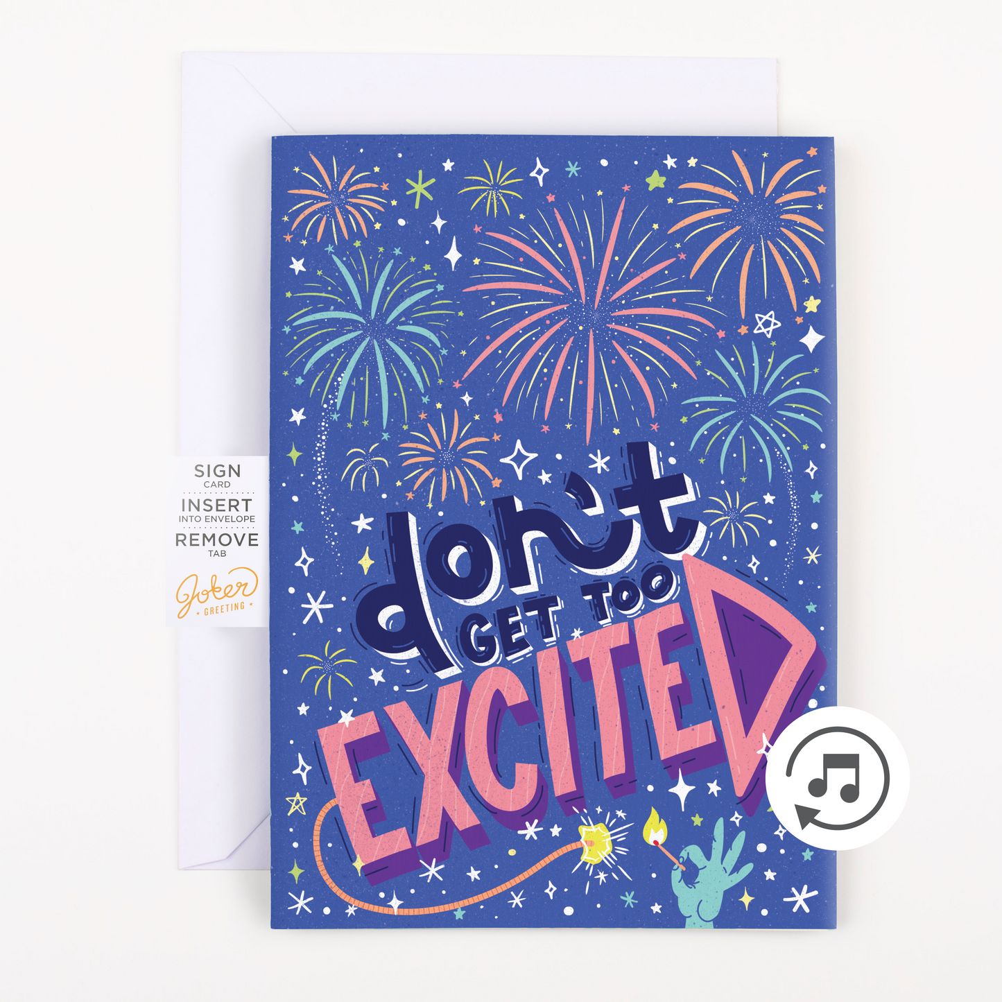 Endless NSFW Moaning Congrats Card With Glitter